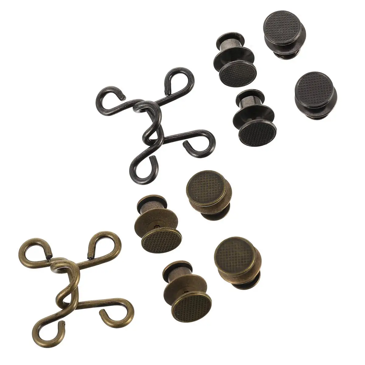 2 Sets Detachable Metal Waist Buttons for Jeans Thin Replacement Non-slip Reduce Pants Size Adjustable Universal Buckles High
2 Sets Detachable Metal Waist Buttons for Jeans Thin Replacement Non-slip Reduce Pants Size Adjustable Universal Buckles High