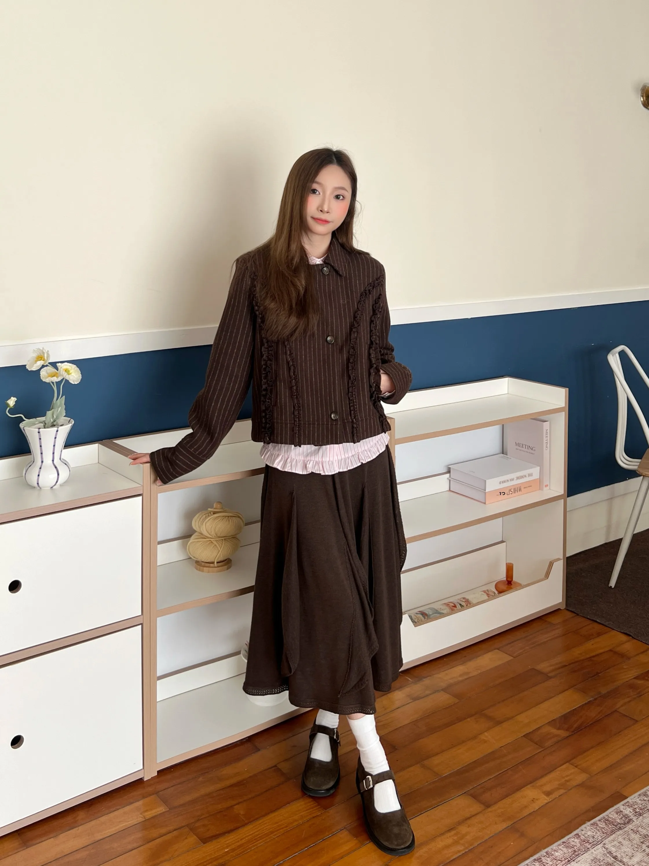 Коричневая асимметричная вязаная юбка миди с высокой талией для женщин, осенне-зимняя, больших размеров, стройнящая, А-силуэт, повседневная, элегантная
Коричневая асимметричная вязаная юбка миди с высокой талией для женщин, осенне-зимняя, больших размеров, стройнящая, А-силуэт, повседневная, элегантная