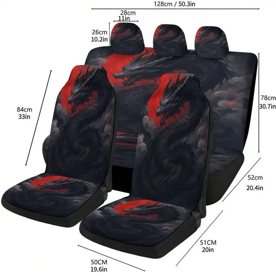 Dragon Eclipse Car Seat Cover Set For Front And Rear Seats All Seasons
Dragon Eclipse Car Seat Cover Set For Front And Rear Seats All Seasons