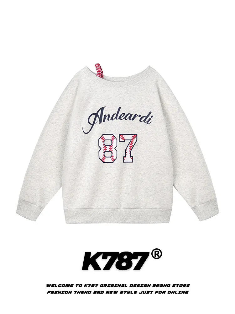 Женская толстовка оверсайз в американском ретро-стиле K787, повседневная спортивная одежда, с лямками через плечо, в университетском стиле, парная верхняя одежда
Женская толстовка оверсайз в американском ретро-стиле K787, повседневная спортивная одежда, с лямками через плечо, в университетском стиле, парная верхняя одежда