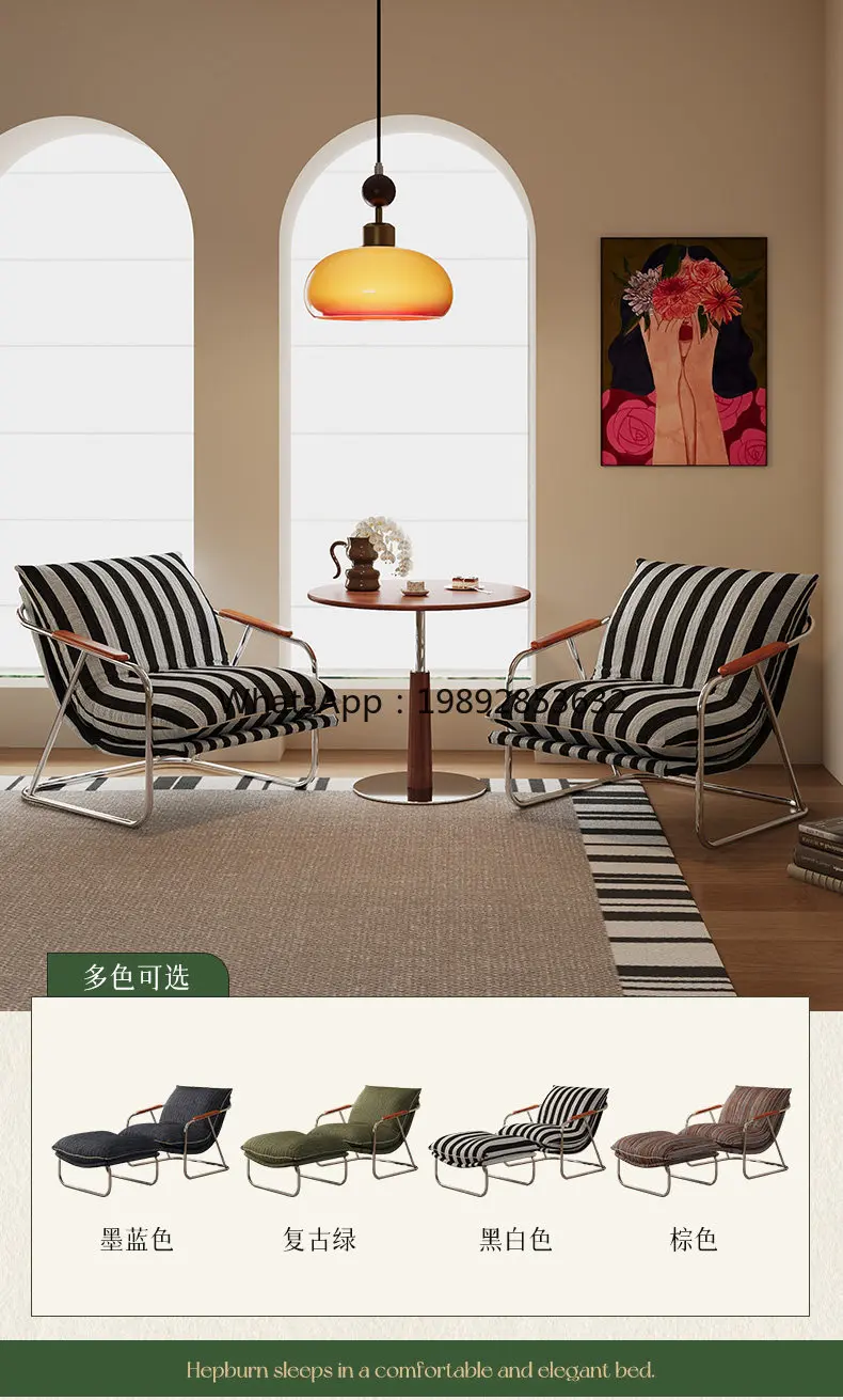 HYS- Single Leisure Sofa Chair Green Living Room Balcony French Retro Single Chair
HYS- Single Leisure Sofa Chair Green Living Room Balcony French Retro Single Chair