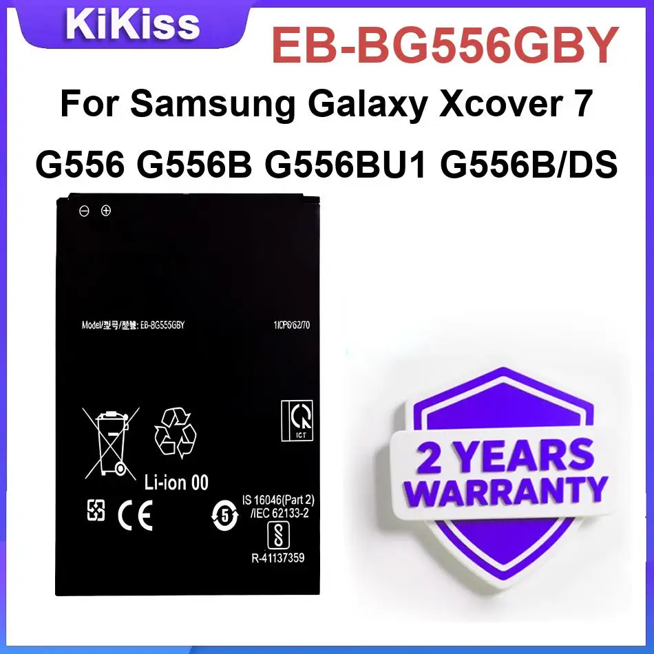 EB-BG556GBY Batteries For Samsung Galaxy Xcover 7 G556 G556B G556BU1 G556B/DS 4050mAh Powerful Mobile phone Battery
EB-BG556GBY Batteries For Samsung Galaxy Xcover 7 G556 G556B G556BU1 G556B/DS 4050mAh Powerful Mobile phone Battery