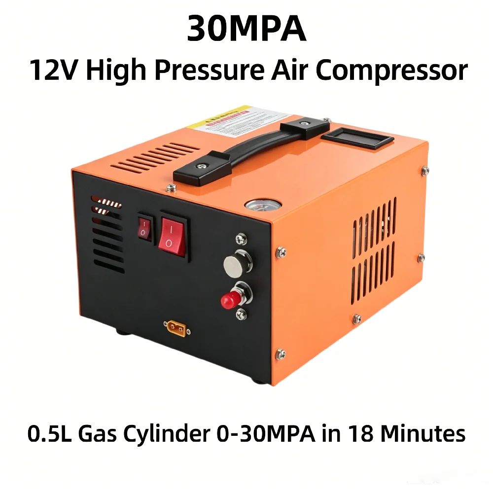 12V Electric High-Tension Air Pump 30MPa Gas Compression Submarine Respirator 4500psi Automobile High-Pressure Washer
12V Electric High-Tension Air Pump 30MPa Gas Compression Submarine Respirator 4500psi Automobile High-Pressure Washer