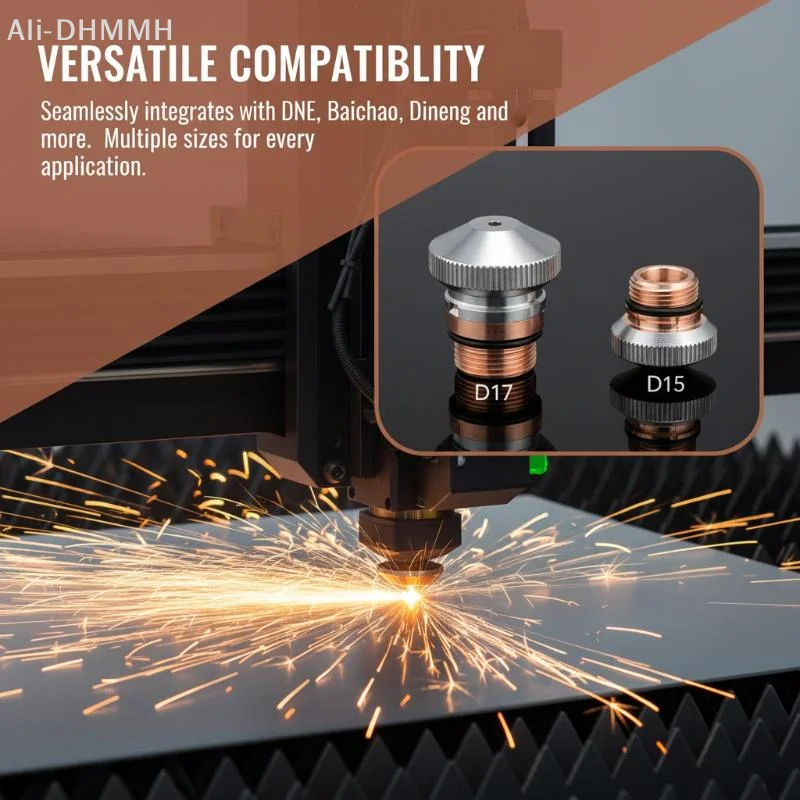 DNE High Power Laser Cutting Nozzles D15 M12 H15 Single/Double Layer Chrome-plated Caliber 1.0-5.0 For Fiber Cutting Machine
DNE High Power Laser Cutting Nozzles D15 M12 H15 Single/Double Layer Chrome-plated Caliber 1.0-5.0 For Fiber Cutting Machine