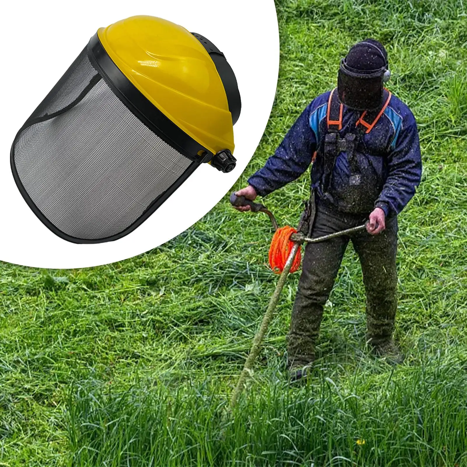 Chainsaw Trimming Full Face Shield Mesh Visor Face Protection for
Chainsaw Trimming Full Face Shield Mesh Visor Face Protection for