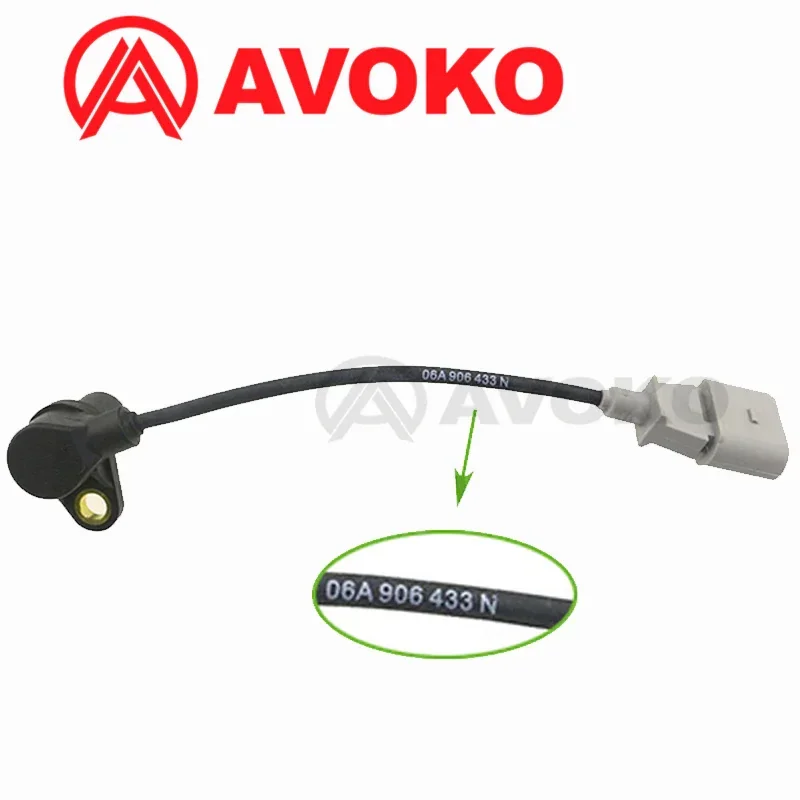 Датчик положения коленчатого вала 06A 906 433 N для SKODA FABIA LAURA OCTAVIA SEAT LEON CORDOBA ALTEA IBIZA TOLEDO 1,6 1,8 2,0
Датчик положения коленчатого вала 06A 906 433 N для SKODA FABIA LAURA OCTAVIA SEAT LEON CORDOBA ALTEA IBIZA TOLEDO 1,6 1,8 2,0