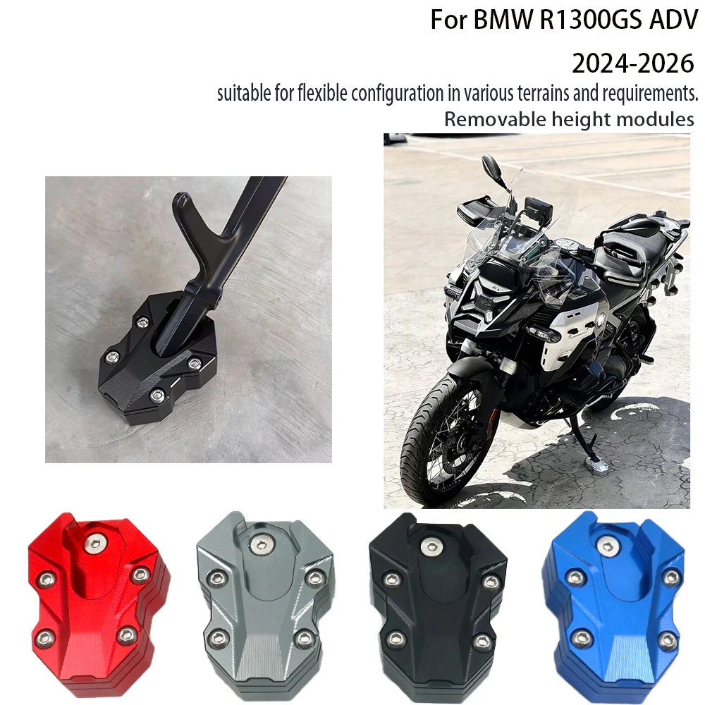 For BMW R1300 GS R1300 ADV 2024-2026 Side Stand Enlarger Pad With Adaptive Height Adjustment Suspension Replacement 46531638616
For BMW R1300 GS R1300 ADV 2024-2026 Side Stand Enlarger Pad With Adaptive Height Adjustment Suspension Replacement 46531638616