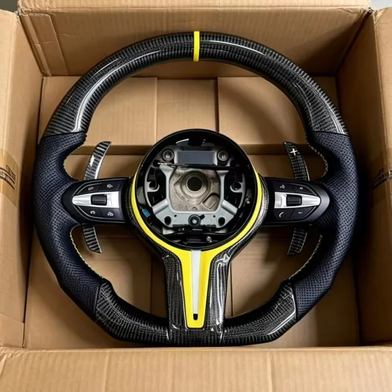 Customized Carbon Fiber Leather Car Steering Wheel For BMW F30 F10 F15 F06 F20 F90 M3 M5 E70 E90 E91 M Sports Steering Wheel
Customized Carbon Fiber Leather Car Steering Wheel For BMW F30 F10 F15 F06 F20 F90 M3 M5 E70 E90 E91 M Sports Steering Wheel