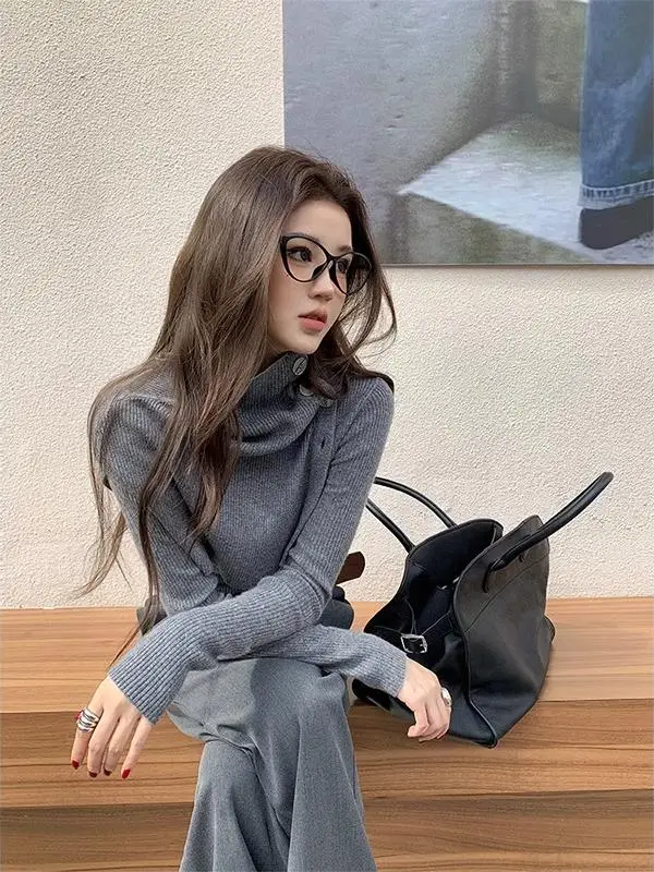 Sweaters Jumpers Pullovers Womens Fall 2025 Fashion Woman Knitted Chipped Edging Baggy Concert Festival Rock Punk Grunge Leisure
Sweaters Jumpers Pullovers Womens Fall 2025 Fashion Woman Knitted Chipped Edging Baggy Concert Festival Rock Punk Grunge Leisure