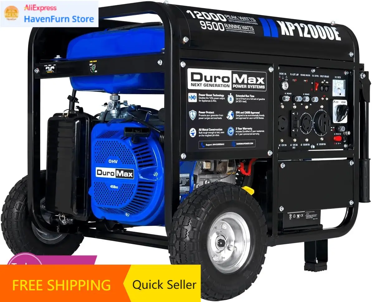 Бестселлер: Газовый портативный генератор 12000 Вт с электрозапуском, для дома и автодомов, одобренный для использования в 50 штатах, синий, черный
Бестселлер: Газовый портативный генератор 12000 Вт с электрозапуском, для дома и автодомов, одобренный для использования в 50 штатах, синий, черный