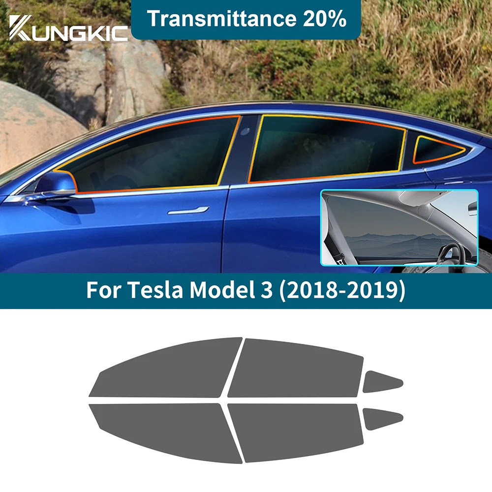 Car Tint Film For Tesla Model 3 Model3 2018 2019 Front Rear Side Window Solar UV Protector Summer Accessories
Car Tint Film For Tesla Model 3 Model3 2018 2019 Front Rear Side Window Solar UV Protector Summer Accessories