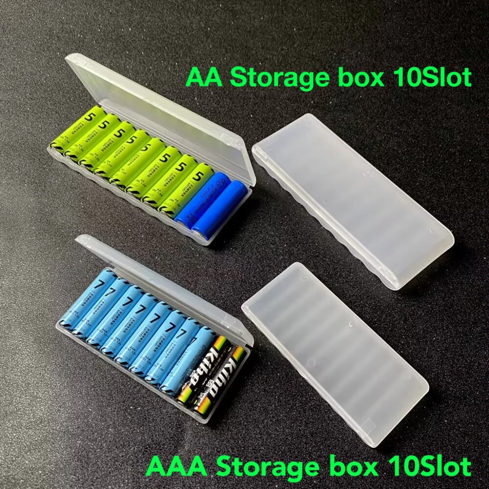 3 Sizes Plastic Battery Storage Box Hard Container Case for 10Pcs AAA/AA/18650 Battery Portable Batterij Organizer Box Wholesale
3 Sizes Plastic Battery Storage Box Hard Container Case for 10Pcs AAA/AA/18650 Battery Portable Batterij Organizer Box Wholesale