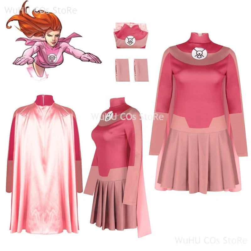 Samantha Costume Invincible Atom Cosplay Halloween Anime Comic Eve Pink Dress Superhero Party Women Roleplay Outfit XS-XXXL
Samantha Costume Invincible Atom Cosplay Halloween Anime Comic Eve Pink Dress Superhero Party Women Roleplay Outfit XS-XXXL
