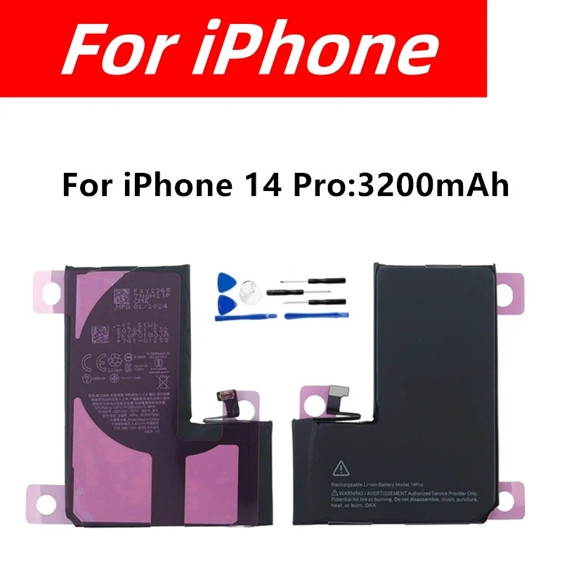 Аккумулятор большой емкости для iPhone 14 14 Pro 14 Pro Max 14 Plus Сменные аккумуляторы Инструменты
Аккумулятор большой емкости для iPhone 14 14 Pro 14 Pro Max 14 Plus Сменные аккумуляторы Инструменты