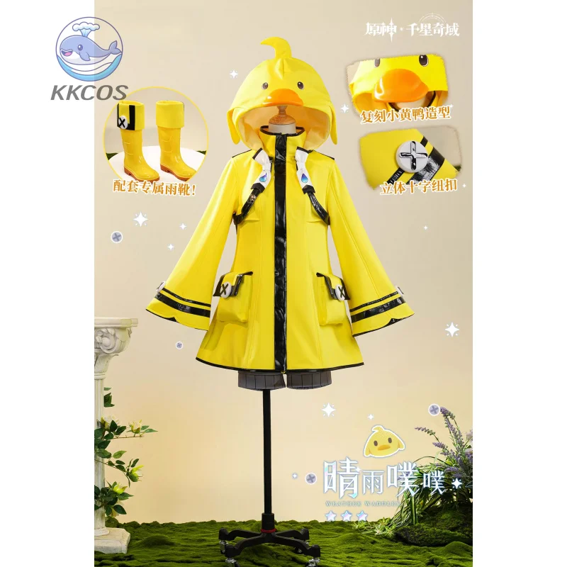 Game Cosplay Series: Genshin Impact Miliastra Wonderland Weather Waddler yellow duck Cute outfit Cosplay KKcos
Game Cosplay Series: Genshin Impact Miliastra Wonderland Weather Waddler yellow duck Cute outfit Cosplay KKcos
