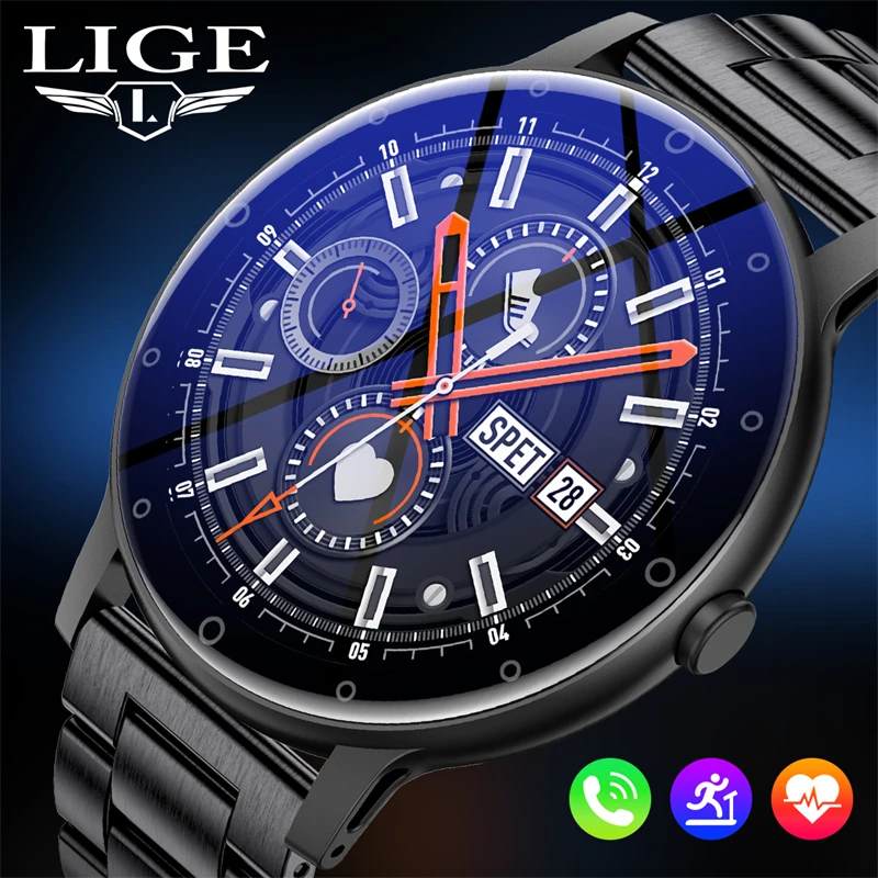 Smart Watch Men Women BT Call Custom Dial Watch Sports Fitness Tracker Watch with Heart Rate Blood Pressure Blood Oxygen Monitor
Smart Watch Men Women BT Call Custom Dial Watch Sports Fitness Tracker Watch with Heart Rate Blood Pressure Blood Oxygen Monitor