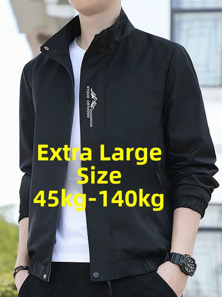 Мужская свободная куртка больших размеров, весна 2025, новая повседневная модель без капюшона, для полных мужчин, из полиэстера
Мужская свободная куртка больших размеров, весна 2025, новая повседневная модель без капюшона, для полных мужчин, из полиэстера