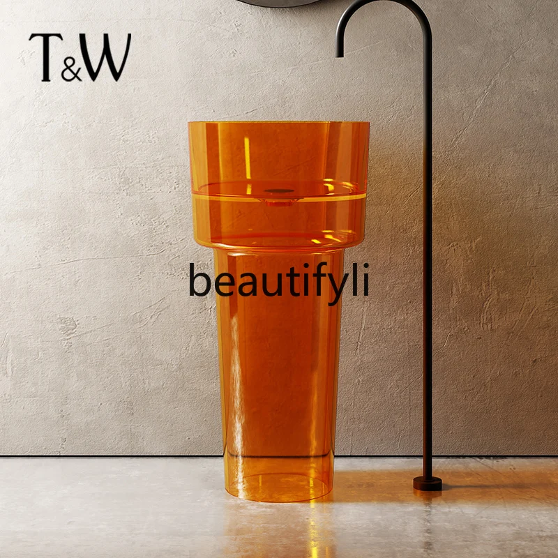 Transparent Resin Floor-Standing Integrated Bathroom Hotel Artificial Stone Wash Basin
Transparent Resin Floor-Standing Integrated Bathroom Hotel Artificial Stone Wash Basin