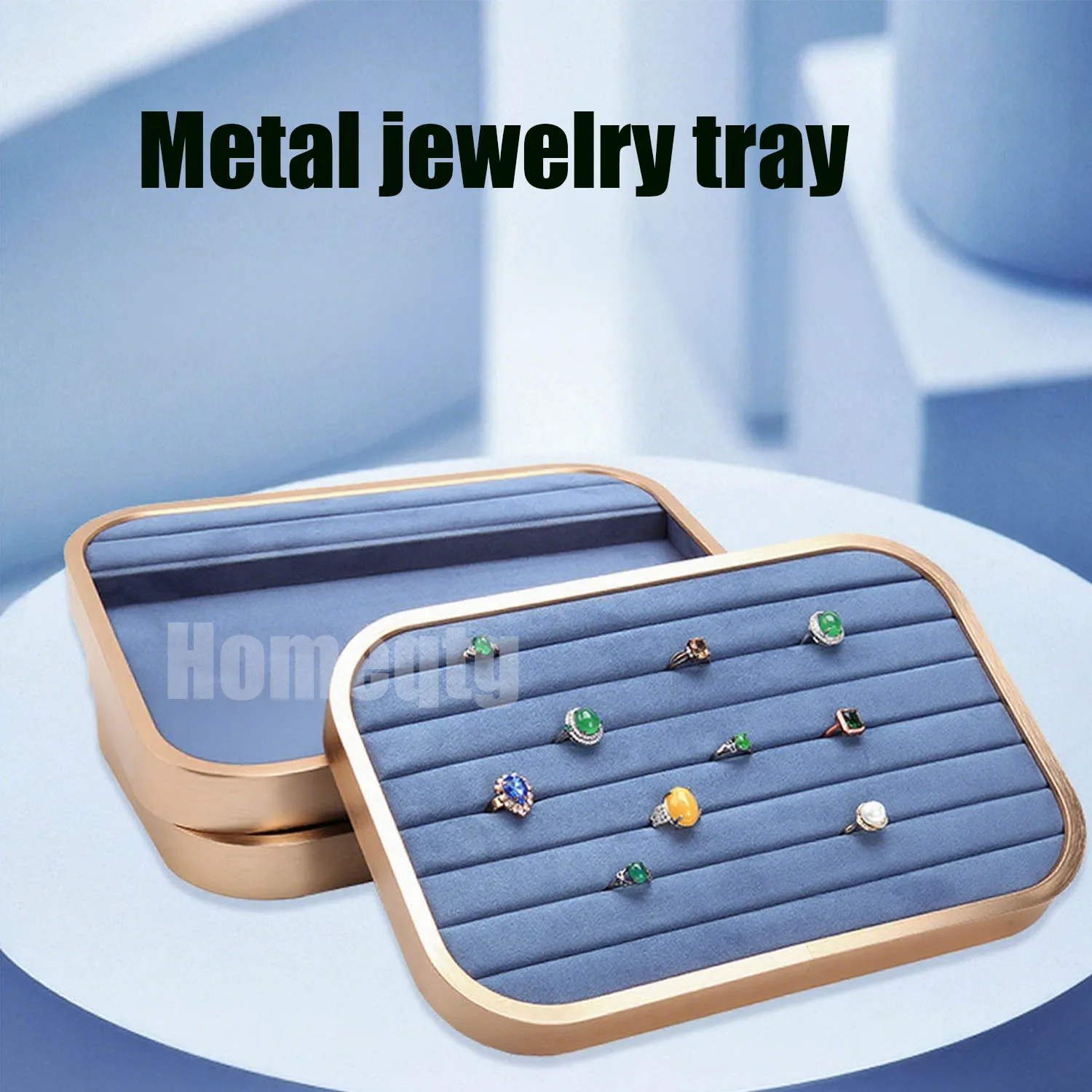 Синий металлический поднос для ювелирных изделий для кольца, ожерелья, подвески, браслета для хранения, магазин продажи, подарок подруге
Синий металлический поднос для ювелирных изделий для кольца, ожерелья, подвески, браслета для хранения, магазин продажи, подарок подруге