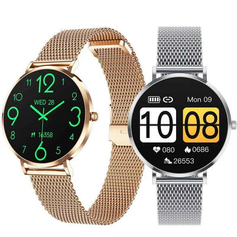 Gaines T8 Mini Ultra Thin Fashion Ladies Smart Watch AMOLED Screen Health Monitor Wristwatch Fitness Tracker Women Ladies Smartw
Gaines T8 Mini Ultra Thin Fashion Ladies Smart Watch AMOLED Screen Health Monitor Wristwatch Fitness Tracker Women Ladies Smartw