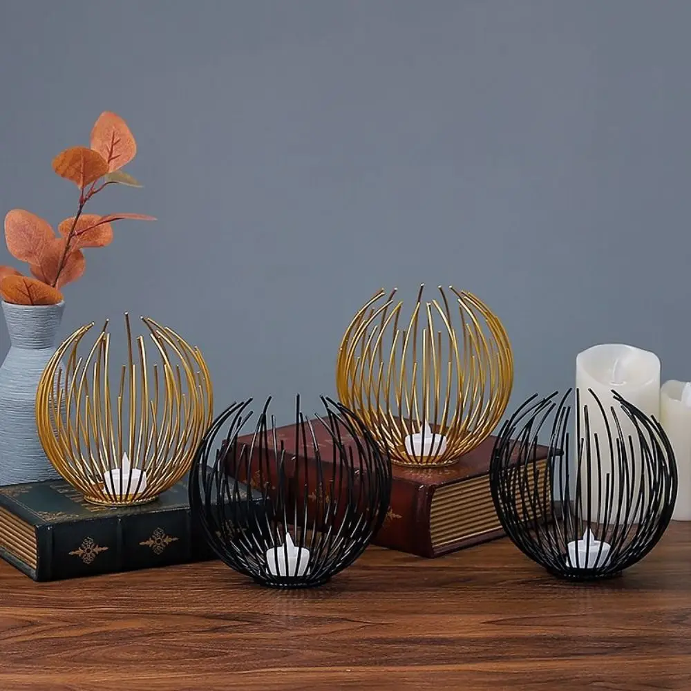 Modern Iron Art Round Candle Holder Exquisite Light Luxury Metal Candlestic Handicraft Desk Candle Ornament Home Decor
Modern Iron Art Round Candle Holder Exquisite Light Luxury Metal Candlestic Handicraft Desk Candle Ornament Home Decor