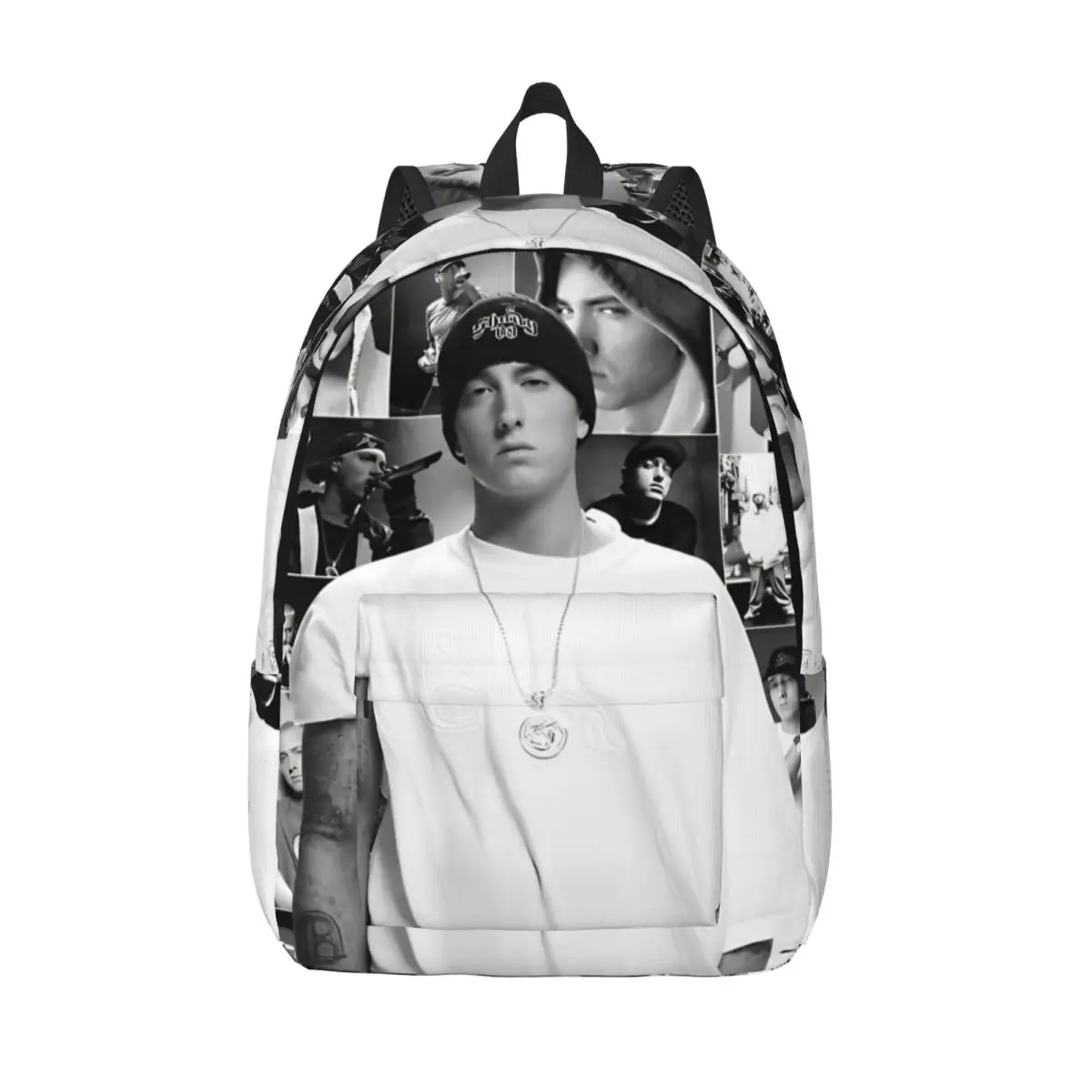 Legend American Rapper Eminem Backpack Elementary High College School Student Hip Hop Bookbag Teens Canvas Daypack with Pocket
Legend American Rapper Eminem Backpack Elementary High College School Student Hip Hop Bookbag Teens Canvas Daypack with Pocket