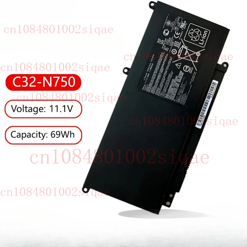 C32-N750 0B200-00400000 Аккумулятор для ноутбука Asus N750JV R750JV R750JK N750JK N750Y47JK-SL N750Y47JV-SL 0B02-00YG7KB
C32-N750 0B200-00400000 Аккумулятор для ноутбука Asus N750JV R750JV R750JK N750JK N750Y47JK-SL N750Y47JV-SL 0B02-00YG7KB