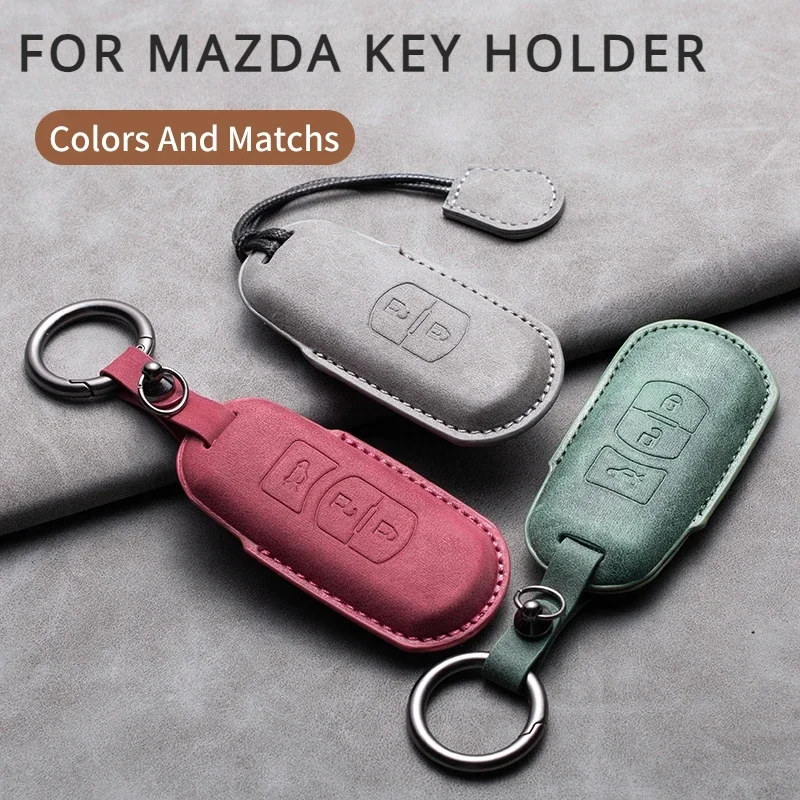 2/3 Buttons Leather Car Remote Key Case Cover Shell For Mazda 2 3 6 Axela Atenza CX-5 CX5 CX-3 CX-7 CX8 CX-9 2016-2019 Accessory
2/3 Buttons Leather Car Remote Key Case Cover Shell For Mazda 2 3 6 Axela Atenza CX-5 CX5 CX-3 CX-7 CX8 CX-9 2016-2019 Accessory