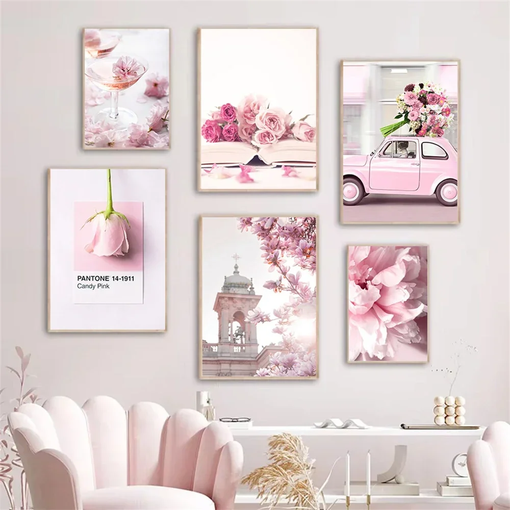 Modern Fashion Poster Rose Peony Garden Flower Canvas Print Painting Pink Car Wall Art Nordic Posters Pictures Living Room Decor
Modern Fashion Poster Rose Peony Garden Flower Canvas Print Painting Pink Car Wall Art Nordic Posters Pictures Living Room Decor