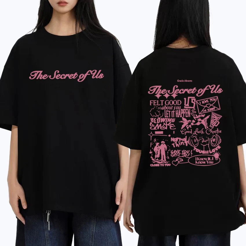 Street Hip Hop Gracie Abrams The Secret of Us Summer Oversized t-shirt Men Women Cotton Print Y2k Unisex short sleeve t-shirts
Street Hip Hop Gracie Abrams The Secret of Us Summer Oversized t-shirt Men Women Cotton Print Y2k Unisex short sleeve t-shirts