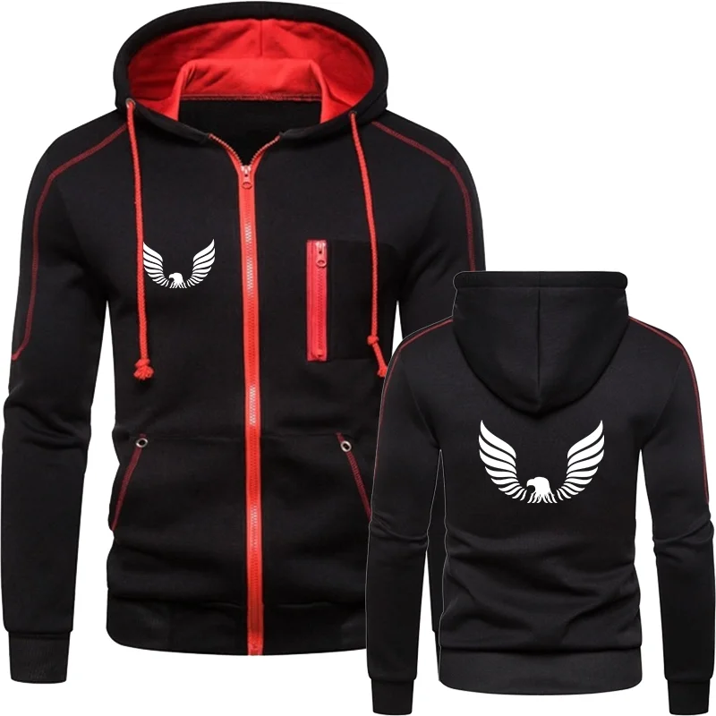 Jackets Man Coat Men's Zip up Hoodies Sweatshirt Autumn Winter Long Sleeved Printed Fashionable Casual Sports Jacket
Jackets Man Coat Men's Zip up Hoodies Sweatshirt Autumn Winter Long Sleeved Printed Fashionable Casual Sports Jacket