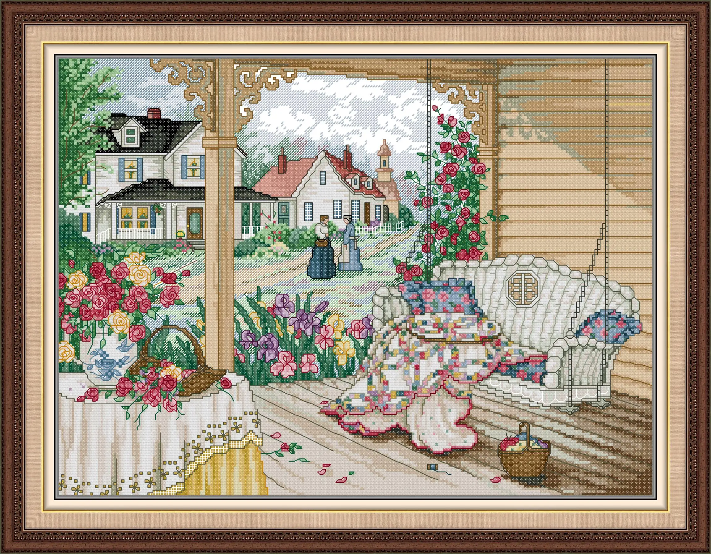 Maydear Full Cross Stitch Kit, 11CT/14CT/16CT/9CT Aida Fabric,DMC Threads Sewing Pattern Embroidery Set-Villa Life
Maydear Full Cross Stitch Kit, 11CT/14CT/16CT/9CT Aida Fabric,DMC Threads Sewing Pattern Embroidery Set-Villa Life
