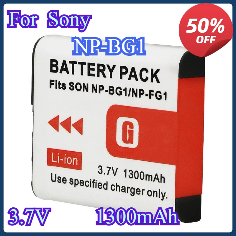 NP-BG1 Battery 1300mAh Rechargeable Batteries For SONY DSC W300 W210 W170 W200 W270 W290 WX10 H70 H50 H10 HX5C T100 Camera 
NP-BG1 Battery 1300mAh Rechargeable Batteries For SONY DSC W300 W210 W170 W200 W270 W290 WX10 H70 H50 H10 HX5C T100 Camera