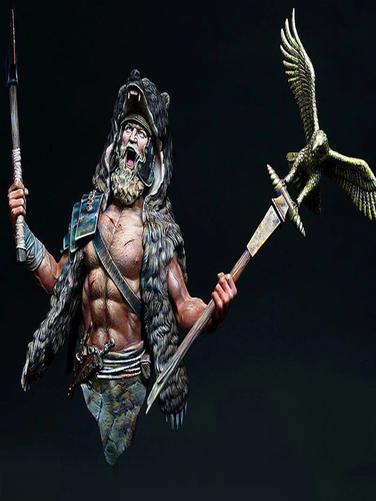 Unassambled 1/12 ancient warrior man bust (NO BASE ) Resin figure miniature model kits Unpainted
Unassambled 1/12 ancient warrior man bust (NO BASE ) Resin figure miniature model kits Unpainted
