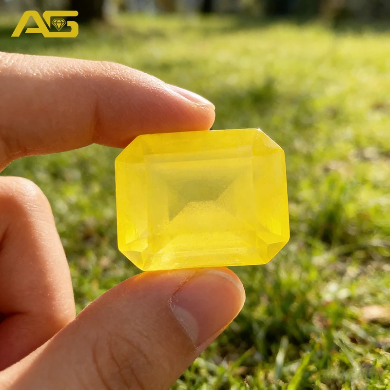 Neon Milk Yellow Color Yttrium Aluminium Garnet Loose Gemstone Emerald Cut YAG Lab Diamonds for Jewelry Making
Neon Milk Yellow Color Yttrium Aluminium Garnet Loose Gemstone Emerald Cut YAG Lab Diamonds for Jewelry Making