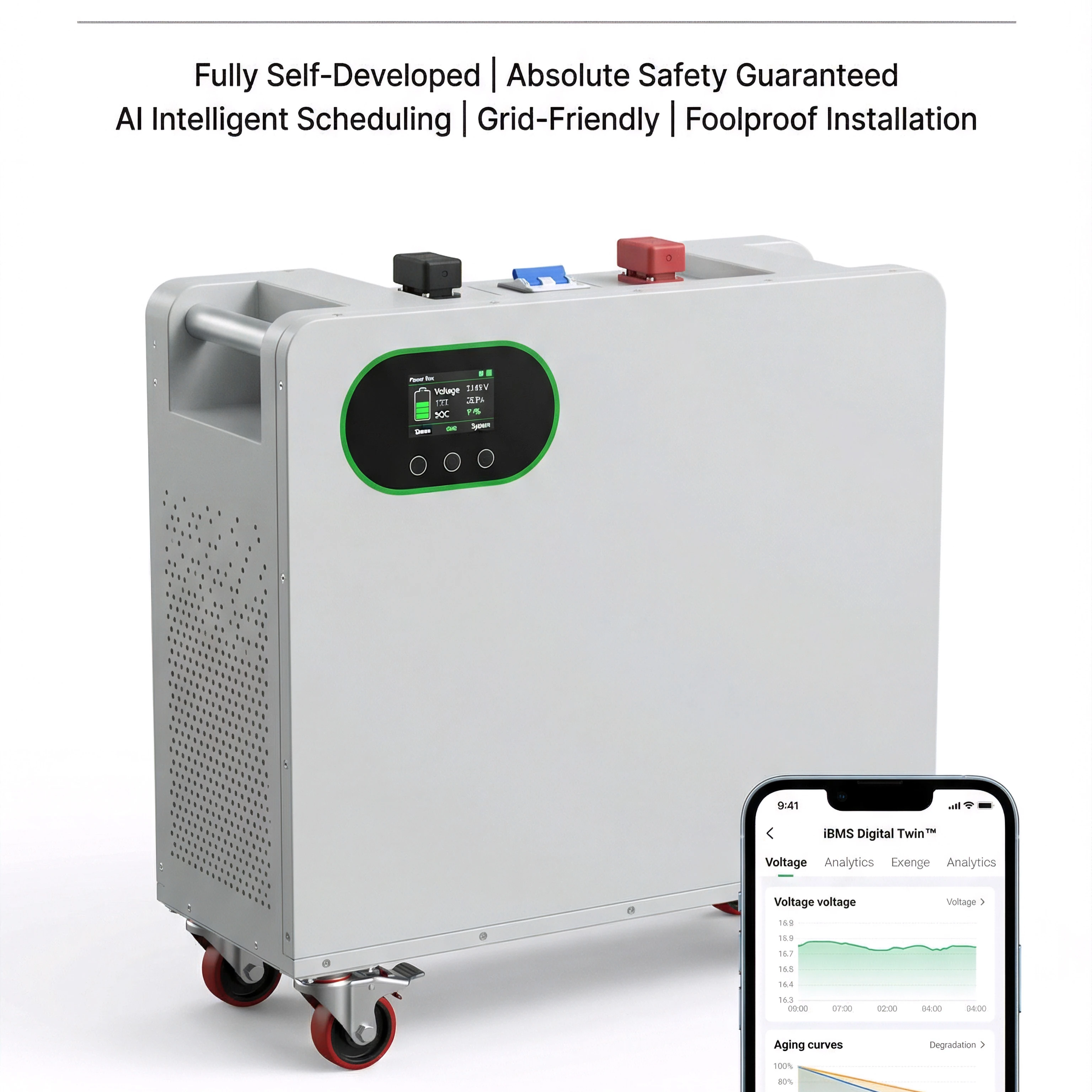 Solar Storage Battery 48V 15kWh 16kWh LiFePO4 Lithium Battery Pack 280Ah 300Ah 314Ah Smart BMS 6000 Cycles CE
Solar Storage Battery 48V 15kWh 16kWh LiFePO4 Lithium Battery Pack 280Ah 300Ah 314Ah Smart BMS 6000 Cycles CE