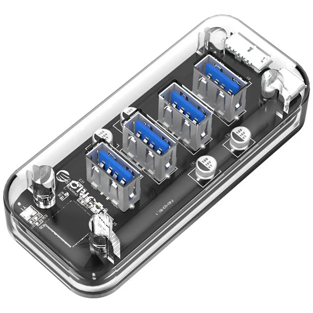 ORICO USB 3 0 HUB with Dual Power Supply Interface 4 Port USB Splitter with Indicator Light For Laptop PC Computer OTG Adapter
ORICO USB 3 0 HUB with Dual Power Supply Interface 4 Port USB Splitter with Indicator Light For Laptop PC Computer OTG Adapter