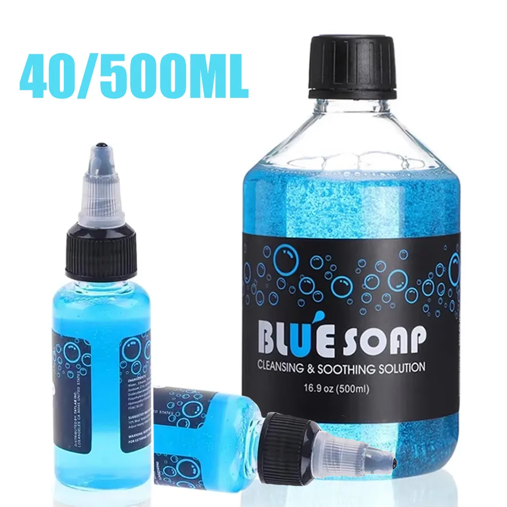 500/40ml Concentrating Tattoo Blue Soap Mild Tattoo Cleaning Soothing Aftercare Solution Liquid Soap Tattoo Salon Accessories
500/40ml Concentrating Tattoo Blue Soap Mild Tattoo Cleaning Soothing Aftercare Solution Liquid Soap Tattoo Salon Accessories