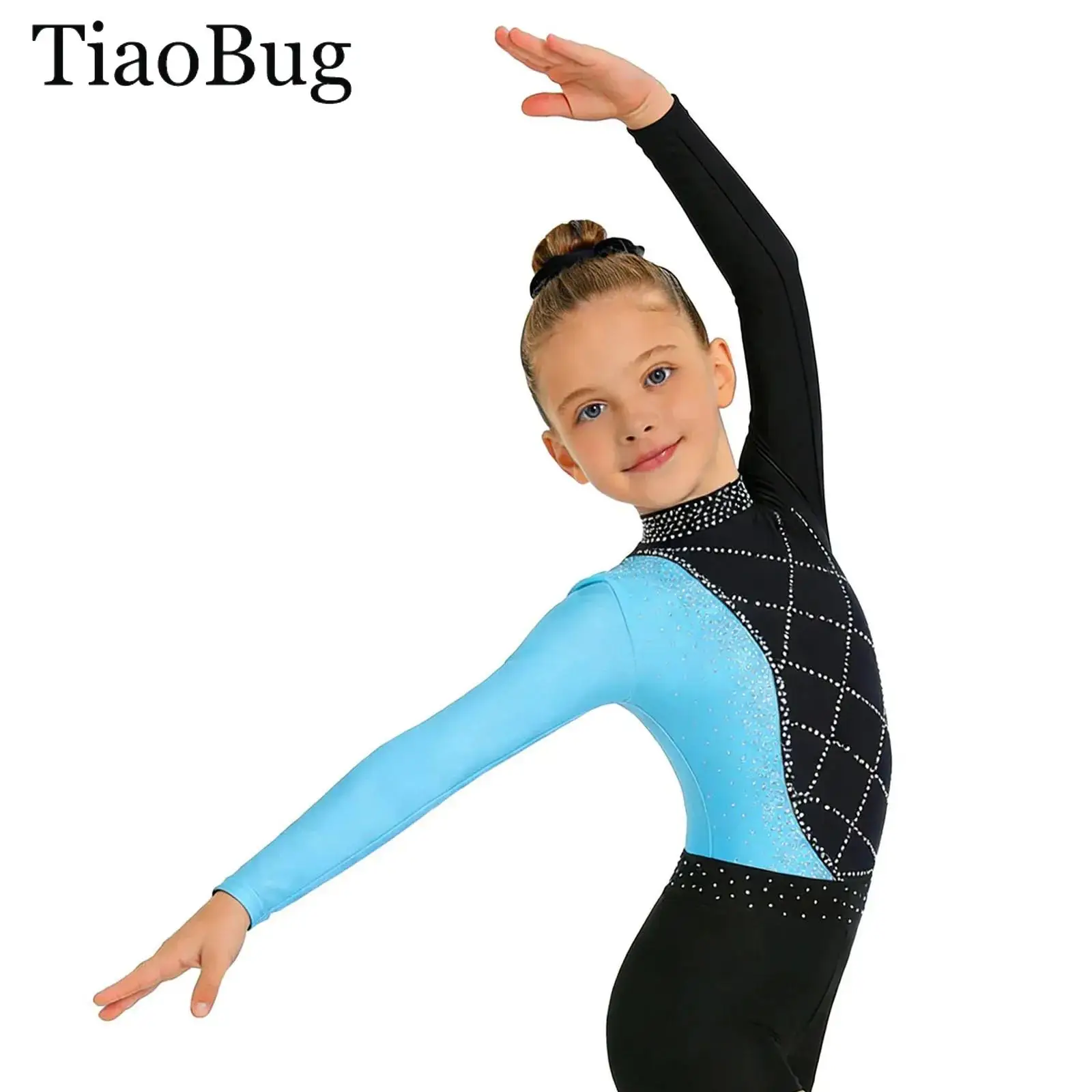 Kids Girls Figure Skating Gymnastics Outfit Long Sleeve Rhinestones Leotard Ballet Bodysuit with Shorts Hairband Performance Set
Kids Girls Figure Skating Gymnastics Outfit Long Sleeve Rhinestones Leotard Ballet Bodysuit with Shorts Hairband Performance Set