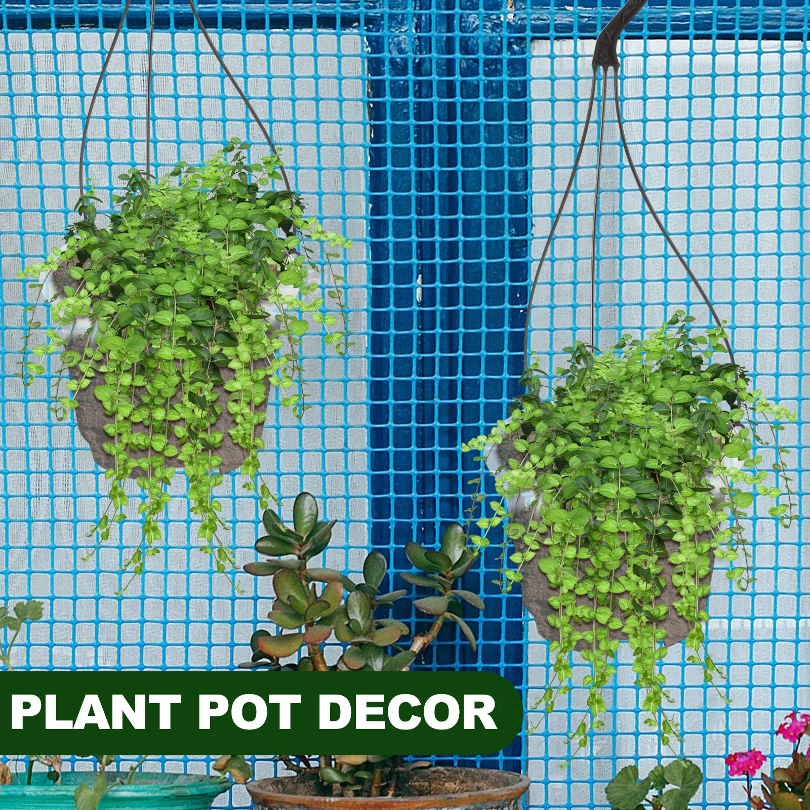 Orchid Hanging Pot Baskets 4 Sets Round Pots Small Planters Indoor Balcony Plants Plastic Thickened Mesh Modern
Orchid Hanging Pot Baskets 4 Sets Round Pots Small Planters Indoor Balcony Plants Plastic Thickened Mesh Modern