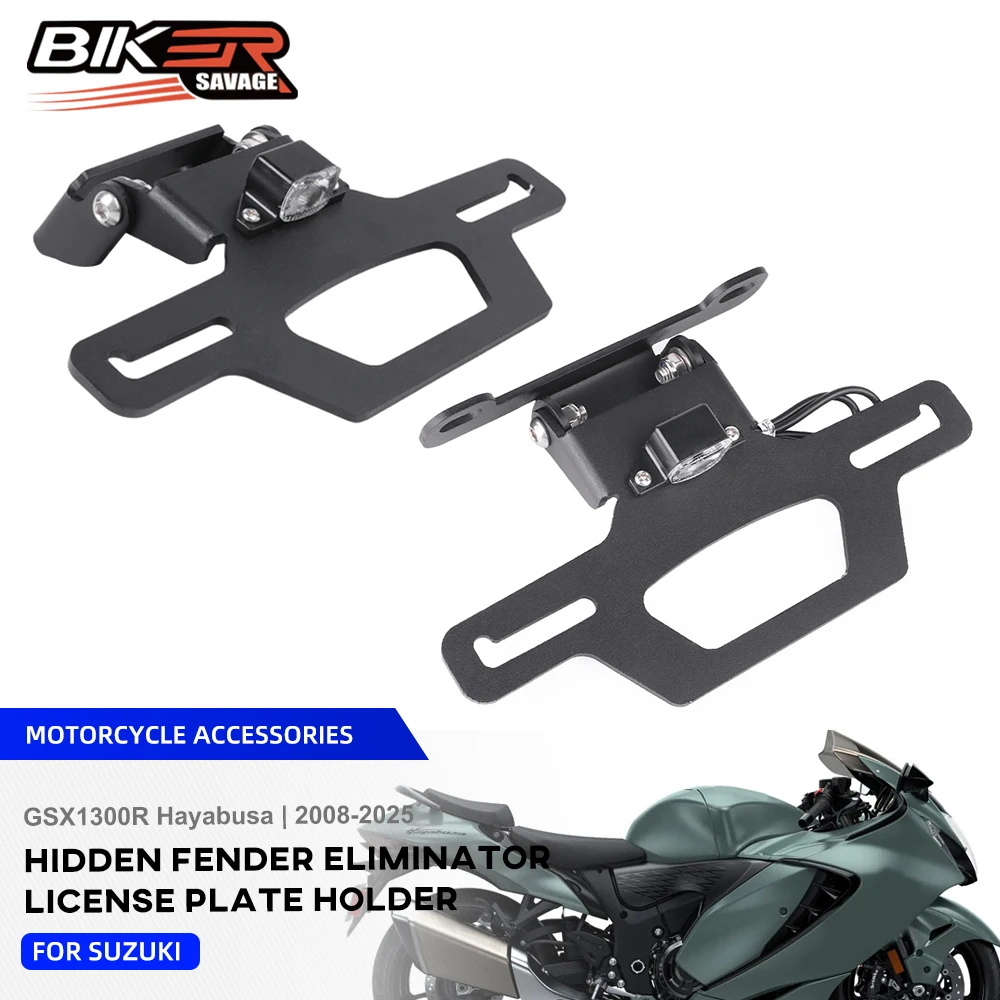 HAYABUSA 2025 Motorcycle License Plate Holder For SUZUKI GSX1300R 2008 Tail Tidy Fender Eliminator Kit with LED Light Bracket
HAYABUSA 2025 Motorcycle License Plate Holder For SUZUKI GSX1300R 2008 Tail Tidy Fender Eliminator Kit with LED Light Bracket