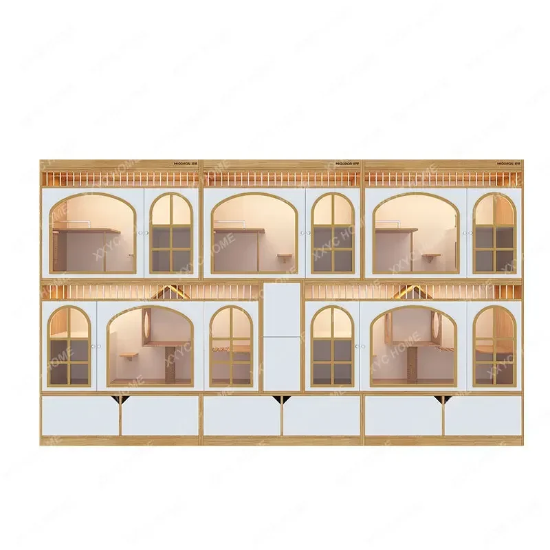 Cat Coffee Cattery Customized Cat Villa Oversized Luxury Cat Cage Cat Breeding Cage Cat Showcase переноска для кошек قفص قطط
Cat Coffee Cattery Customized Cat Villa Oversized Luxury Cat Cage Cat Breeding Cage Cat Showcase переноска для кошек قفص قطط
