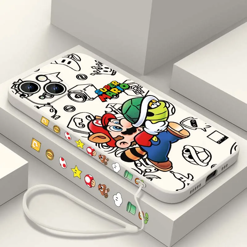 M-Marios Anime Cute For Apple iPhone 16 15 14 13 12 11 XR XS X Pro Max Plus Liquid Left Rope Soft Cover Phone Case
M-Marios Anime Cute For Apple iPhone 16 15 14 13 12 11 XR XS X Pro Max Plus Liquid Left Rope Soft Cover Phone Case