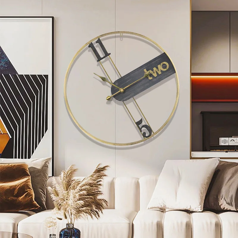 Creative Metal Wall Clock, Modern Simple Decoration, Silent Living Room Clock
Creative Metal Wall Clock, Modern Simple Decoration, Silent Living Room Clock