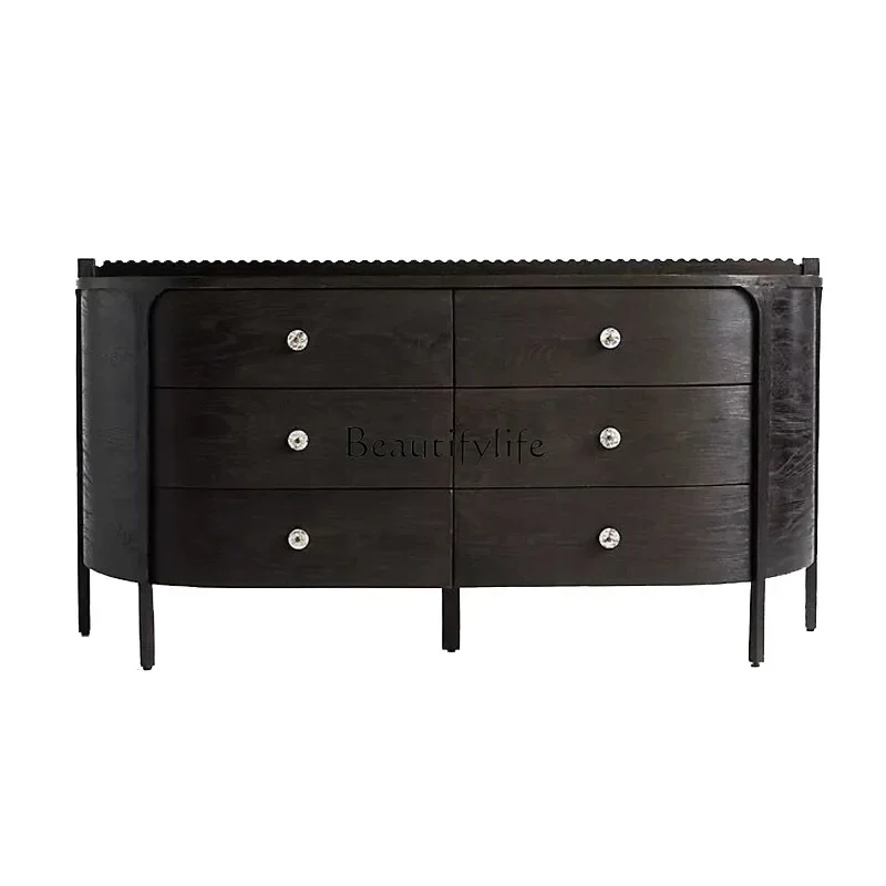 yj5American retro black solid wood living room dining side cabinet entry foyer entrance drawer storage cabinet
yj5American retro black solid wood living room dining side cabinet entry foyer entrance drawer storage cabinet