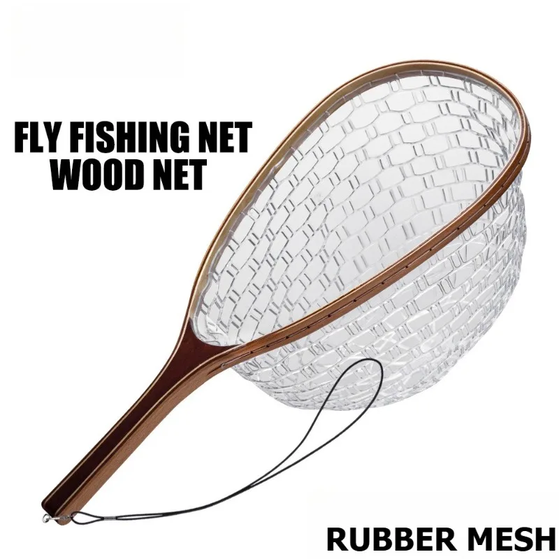 Portable Stream Fishing Net Wooden Handle Rubber Net Quick Dry with Losing Rope for Lure Fishing
Portable Stream Fishing Net Wooden Handle Rubber Net Quick Dry with Losing Rope for Lure Fishing