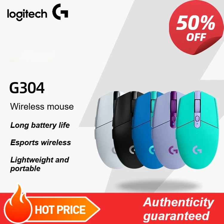 Original Logitech G304/305 Wireless Mouse 250 Hours Battery Life Lightweight 99g Gaming Mouse for PC Computer Gamer
Original Logitech G304/305 Wireless Mouse 250 Hours Battery Life Lightweight 99g Gaming Mouse for PC Computer Gamer
