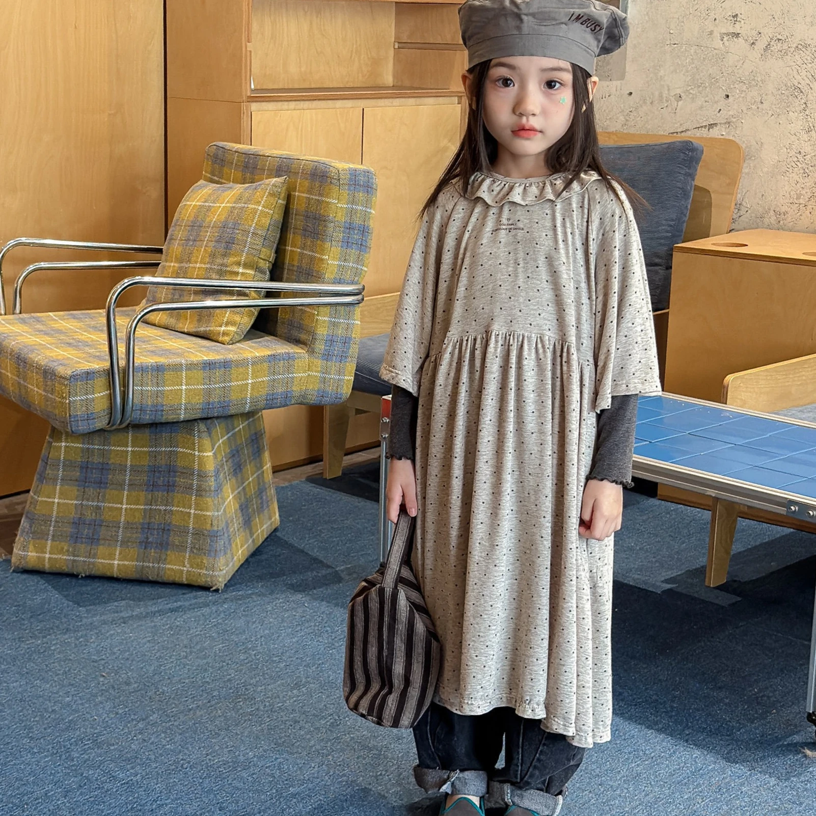 2026 Summer New Children Short Sleeve Casual Dress Fashion Dot Print Girls Loose Dress Baby Cute Princess Dress Kids Clothes
2026 Summer New Children Short Sleeve Casual Dress Fashion Dot Print Girls Loose Dress Baby Cute Princess Dress Kids Clothes