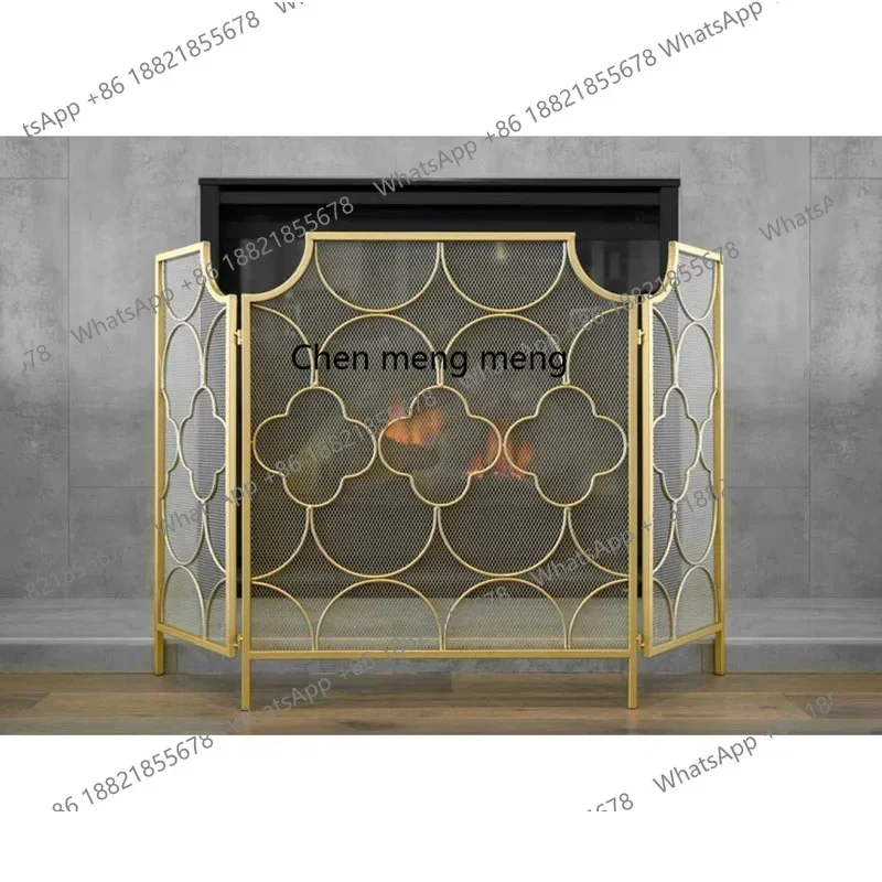 cc182European fireplace screen wrought iron gold fireplace partition folding fireproof fireplace door with mesh
cc182European fireplace screen wrought iron gold fireplace partition folding fireproof fireplace door with mesh