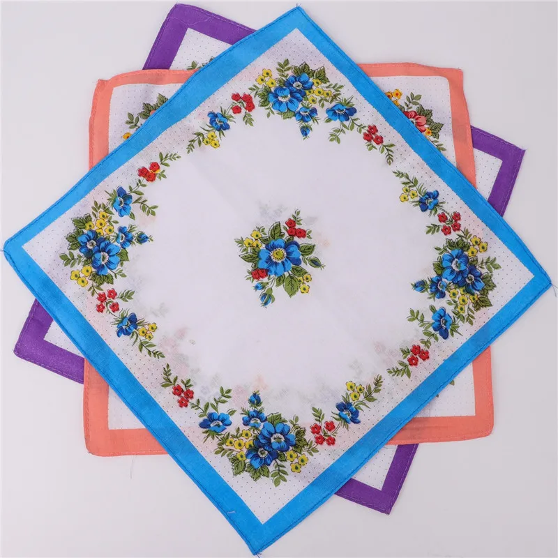 3Pcs/pack 28x28cm 100% Cotton Flower Printed Small Square Women Lady Personalized Wedding Handkerchiefs
3Pcs/pack 28x28cm 100% Cotton Flower Printed Small Square Women Lady Personalized Wedding Handkerchiefs
